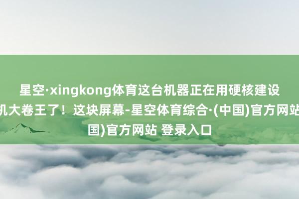 星空·xingkong体育这台机器正在用硬核建设成为千元机大卷王了！这块屏幕-星空体育综合·(中国)官方网站 登录入口