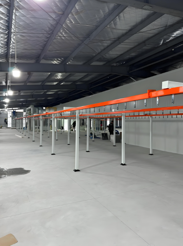 汽车电泳涂装车间废气处理现场