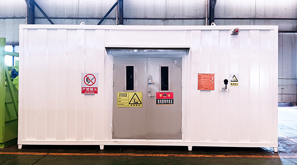 郑州天生赢家凯发一触即发科技危废暂存间建设