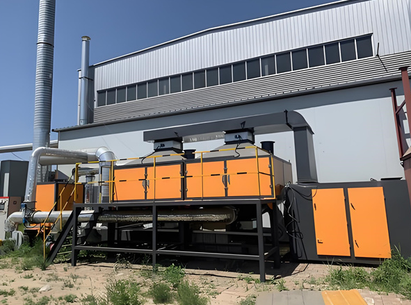 郑州天生赢家凯发一触即发科技催化燃烧设备生产车间实拍