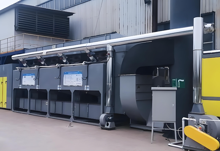 郑州天生赢家凯发一触即发科技有机废气处理设备实拍图