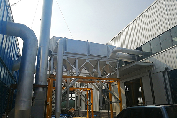 圣莱特耐材厂分式布袋除尘现场