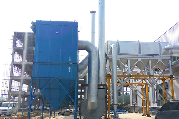 圣莱特耐材厂分式布袋除尘现场